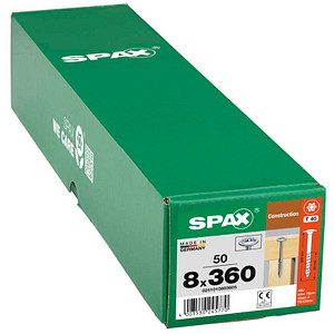 SPAX® Holzbauschrauben T40 Tellerkopf WIROX 360mm  x 8 mm, 50 St.