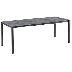 barths Gartentisch Palazzo anthrazit rechteckig 120,0/160,0-200,0 x 80,0 x 75,0 cm