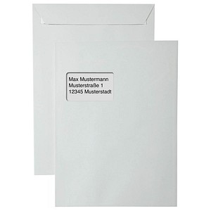 kaenguruh the world of paper Versandtaschen DIN C4 mit Fenster grau 250 St.