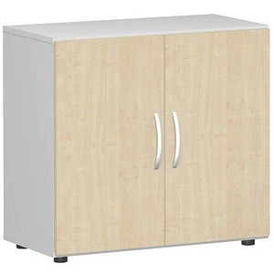geramöbel Aktenschrank Flex, S-382100-AL lichtgrau, ahorn 1 Fachboden 80,0 x 42,0 x 75,2 cm