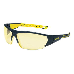 uvex Schutzbrille i-works 9194 schwarz, gelb, 1 St.
