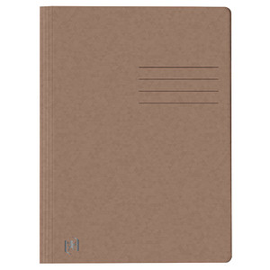 OXFORD Schnellhefter TOP FILE+ Karton braun DIN A4, 1 St.