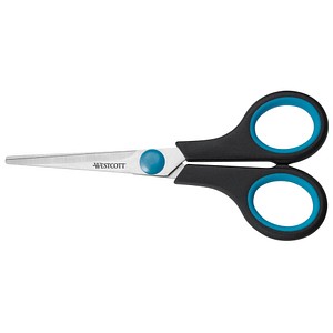 WESTCOTT Schere Easy Grip schwarz-blau 14,0 cm