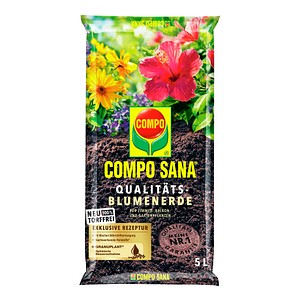 COMPO SANA® Qualitäts- Blumenerde 5,0 l