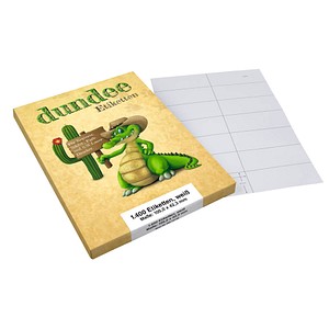dundee Etiketten weiß 105,0 x 42,3 mm, 100 Blatt