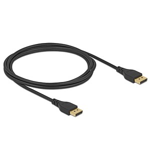 DeLOCK DisplayPort 1.4 Kabel 8K 60 Hz 2,0 m schwarz, 1 St.