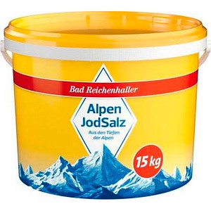 Bad Reichenhaller  Alpenjodsalz Salz, 15,0 kg