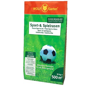 WOLF-Garten® LG 500 Sport- und Spiel Rasensamen 10,0 kg