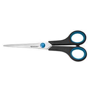 WESTCOTT Schere Easy Grip schwarz-blau 18,0 cm