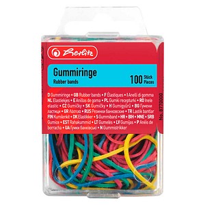 herlitz Gummiringe farbsortiert