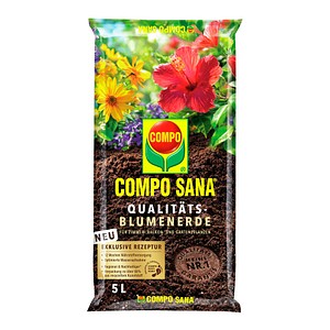 COMPO SANA® Qualitäts- Blumenerde 5,0 l
