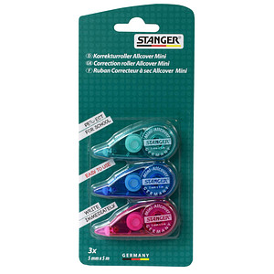 STANGER Korrekturroller Allcover Mini 5,0 mm, 3 St.