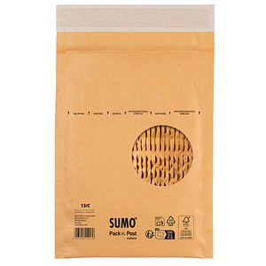 MAILmedia Polstertaschen SUMO® 1513 braun für DIN B6+, 10 St.