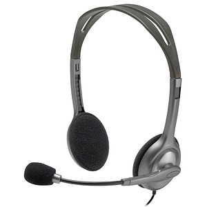 Logitech H110 Headset schwarz,silber