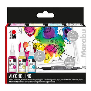 Marabu FLOWERS Alkoholtinten-Set farbsortiert, 1 St.