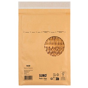 MAILmedia Polstertaschen SUMO® 1514 braun für DIN B5, 100 St.