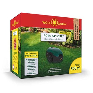 AKTION: WOLF-Garten® ROBO-Spezial RO-S 300 Rasendünger 7,5 kg mit CashBack