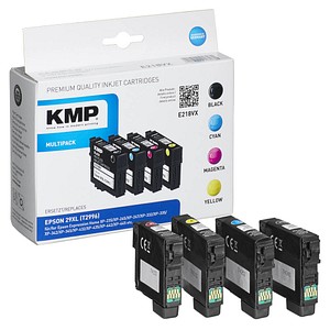 4 KMP E218VX schwarz, cyan, magenta, gelb Tintenpatronen ersetzen EPSON T2996XL 4 KMP E218VX schwarz, cyan, magenta, gelb Tintenpatronen ersetzen EPSON T2996XL