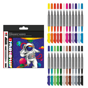 Marabu HERO OF GALAXY Permanentmarker farbsortiert, 24 St.