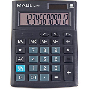 MAUL MC 12 Tischrechner schwarz
