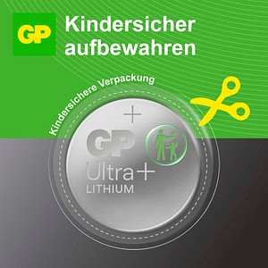 GP Knopfzellen CR2430 Lithium 3,0 V, 5 St.