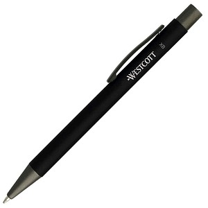WESTCOTT Kugelschreiber XB-Primesoft schwarz, Schreibfarbe: blau, 1 St.