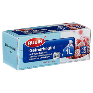 40 RUBIN Gefrierbeutel 1,0 l