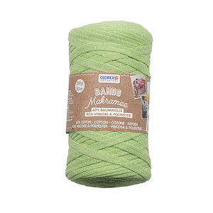 GLOREX Makramee Garn grün Bands, 1 St.