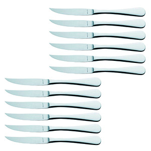 solex® Steakmesser Julia silber, 12 St.
