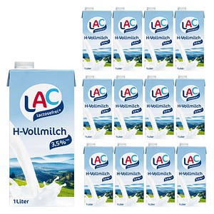 Schwarzwaldmilch H-Vollmilch laktosefreie Milch 3,5 % 12x 1,0 l