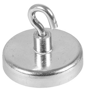 EICHNER Magnethaken silber, Metall Ø 3,6 x 1,7  cm, 5 St.