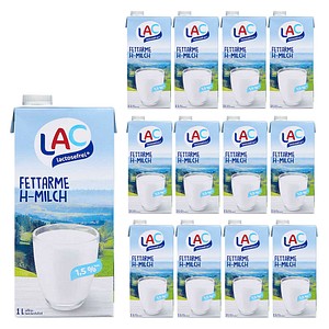 Schwarzwaldmilch fettarme H-Milch laktosefreie Milch 1,5 % 12x 1,0 l