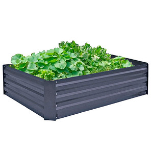 Garden Pleasure Frühbeet BOTANIKA Metall anthrazit rechteckig  120,0 x 90,0 x 30,0 cm, 1 St.