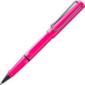 LAMY safari Tintenroller pink, Schreibfarbe: blau, 1 St.