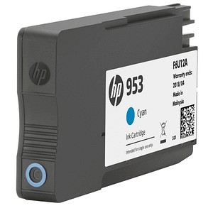 HP 953 (F6U12AE) cyan Tintenpatrone HP 953 (F6U12AE) cyan Tintenpatrone