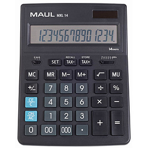 MAUL MXL 14 Tischrechner schwarz