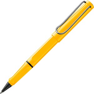 LAMY safari Tintenroller gelb, Schreibfarbe: blau, 1 St.