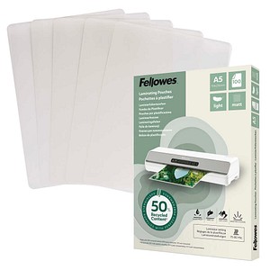 Fellowes Laminierfolien mit 50% recyceltem Anteil matt für A5 75-80 micron, 100 St.