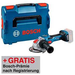 AKTION: BOSCH Professional GWS 18V-SC Bluetooth Low Energy Modul und X-Look Akku-Winkelschleifer 18,0 V, ohne Akku mit P