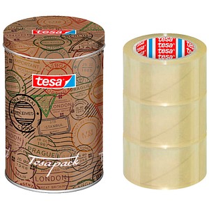 tesa Packbänder 4195 Dose 2026 transparent 50,0 mm x 66,0 m 3 Rollen