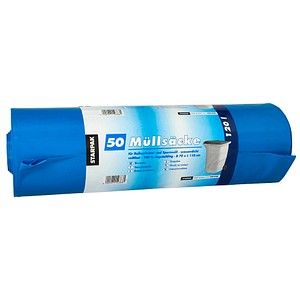 STARPAK Müllbeutel 120,0 l blau 45,0 µm, 50 St.