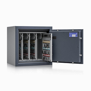 ISS safe4key Schlüsseltresor grau mit 144 Haken, Elektronikschloss, 50,0 x 42,0 x 50,0 cm, 1 St.