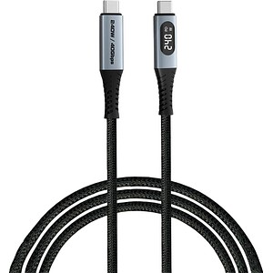 verbatim Sync & Charge Ladekabel schwarz, Kabellänge: 1,2 m, 240 W