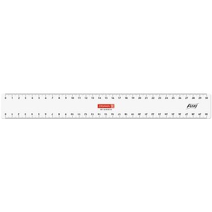BRUNNEN Lineal Flexi 30,0 cm, glasklar