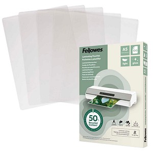 Fellowes Laminierfolien mit 50% recyceltem Anteil glänzend für A5 75-80 micron, 100 St.