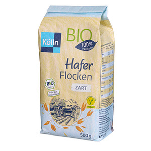 Kölln Bio zarte Haferflocken 500,0 g, 1 St.