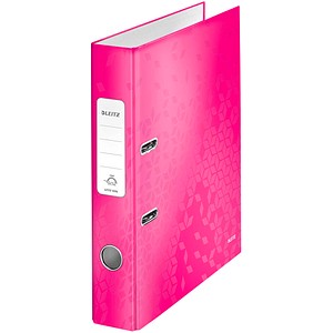 LEITZ Ordner pink Karton 5,0 cm DIN A4