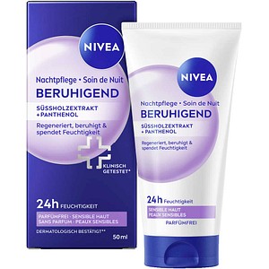 NIVEA BERUHIGENDE Nachtpflege Gesichtscreme 50,0 ml