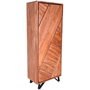 Garden Pleasure Aktenschrank AMBALA, 304113 akazie 3 Fachböden 40,0 x 40,0 x 181,0 cm