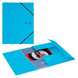 VON LEITZ Eckspanner DIN A4 hellblau, 1 St.